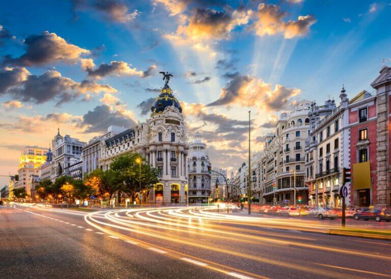 Madrid. Velocidad 5G. Adobe Stock.