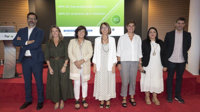 El Parque Tecnológico de Euskadi disfruta de una red móvil privada 5G. Presentación.