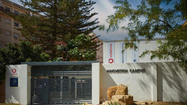 Sede del hub tecnológico de Málaga de Vodafone.