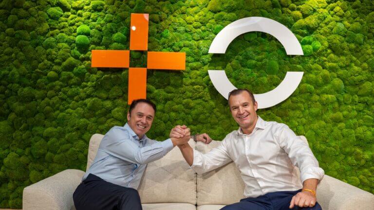 David Soto, presidente de Kyndryl en España y Portugal; y Meinrad Spenger, CEO de Masorange.