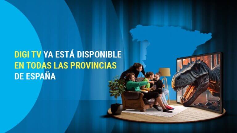 DIGI activa su TV en toda España.
