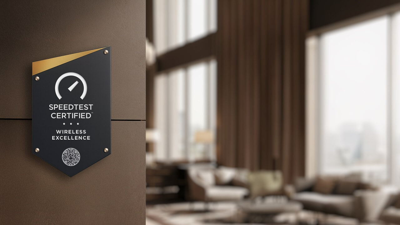 Speedtest Certified de Ookla para medir la calidad de la Wi-Fi en hoteles, aeropuertos y recintos para eventos