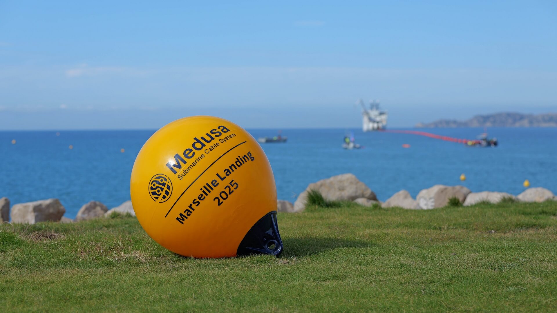 El cable submarino Medusa aterriza en Marsella