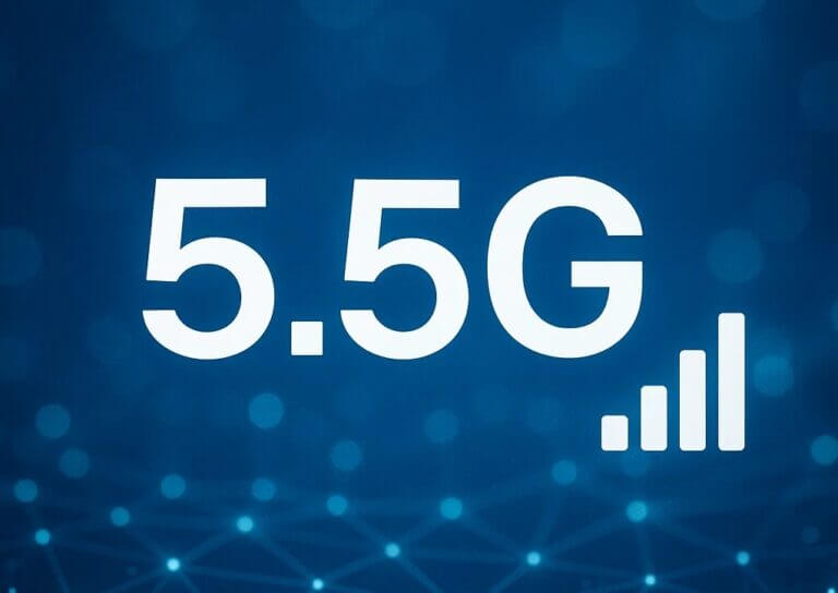 Arquitectura Net5.5G, clave para redes IP inteligentes, resistentes y preparadas para IA. Foto generada por IA.