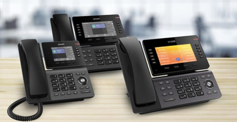 Snom lanza tres nuevos teléfonos IP D8xx