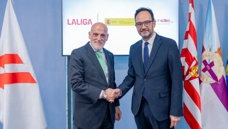 Acuerdo SETELECO-LALIGA para ciberproteger el fútbol y a sus aficionados