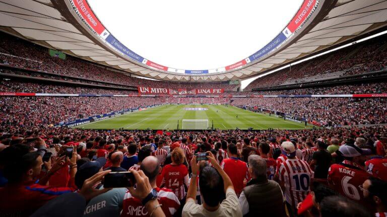 El Atlético de Madrid pone al día su estadio con una red de última generación