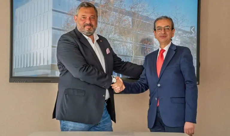 Massimo D’Angelo, CEO de BPS y Pepe Marqués Morán, decano de UDIT