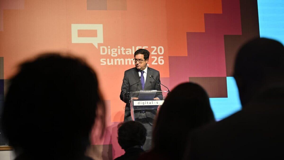 Óscar López, durante su intervención en DigitalES Summit.