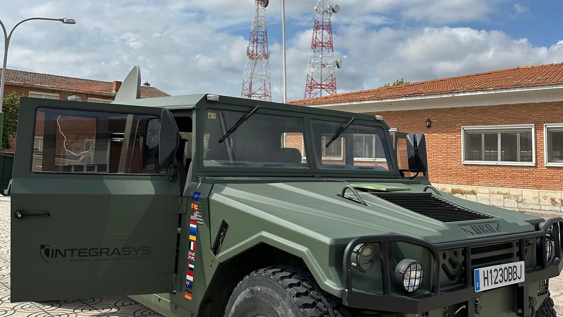 Un URO convertido en escudo móvil para proteger comunicaciones críticas