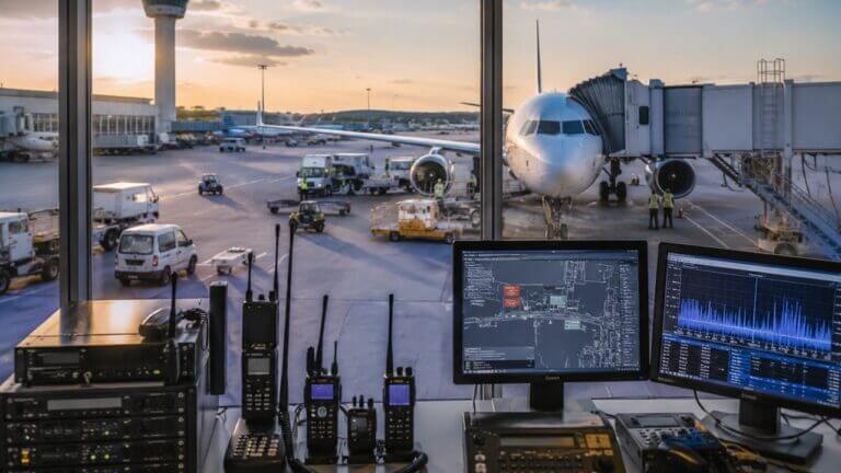 Telefónica y Amper renuevan las redes DMR y TETRA de diez aeropuertos de Aena