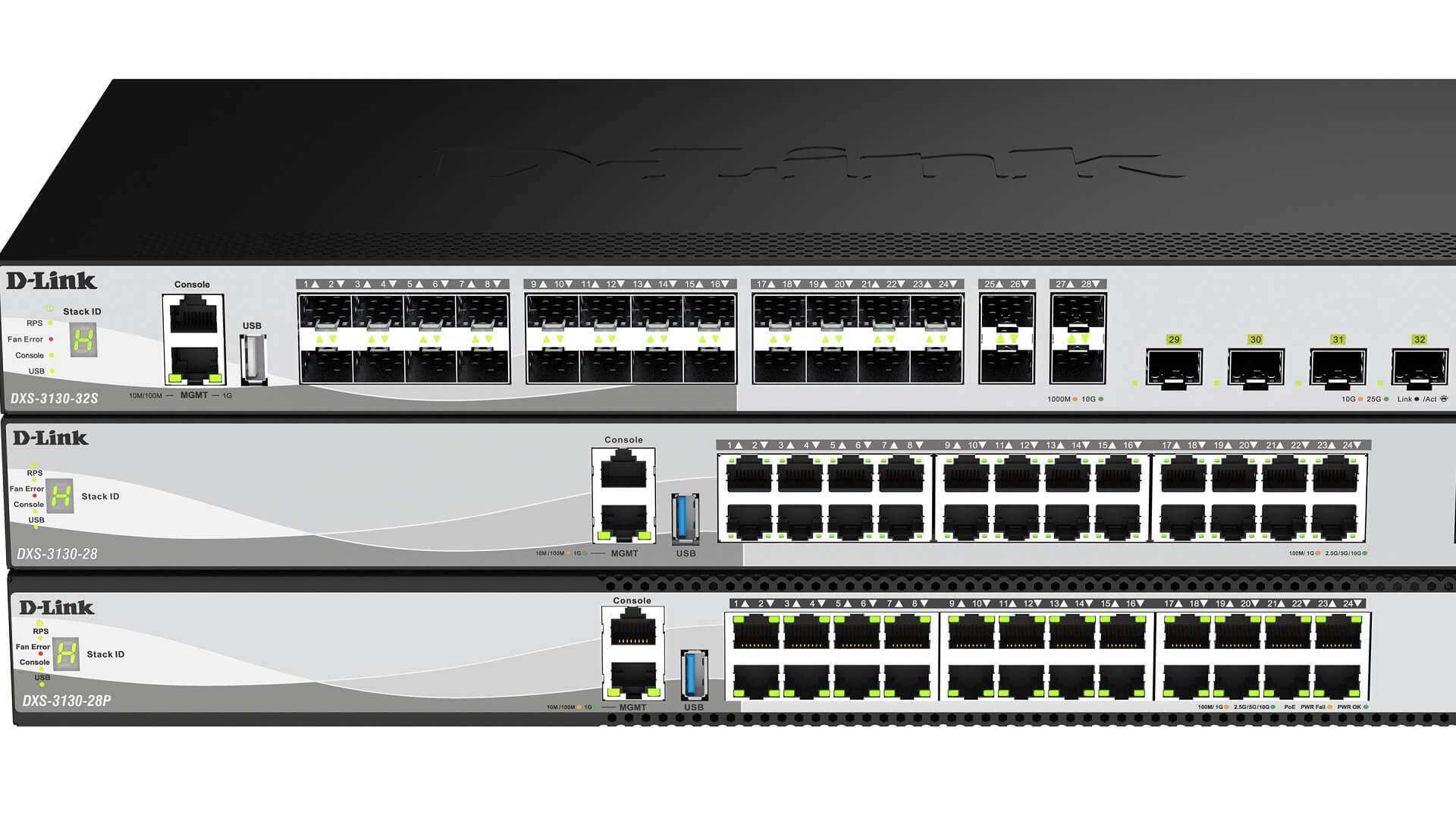 D-Link DXS-3130 Switches Managed 10 Gigabit L3 Enterprise